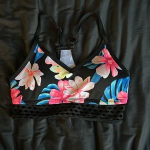 PINK Victoria’s Secret Floral Sports Bra